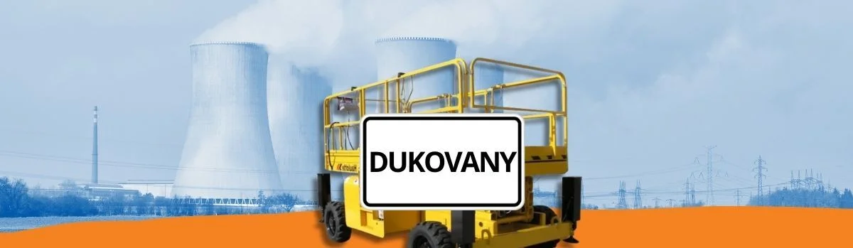 Dukovany – pronájem pracovních plošin TAM KOVO